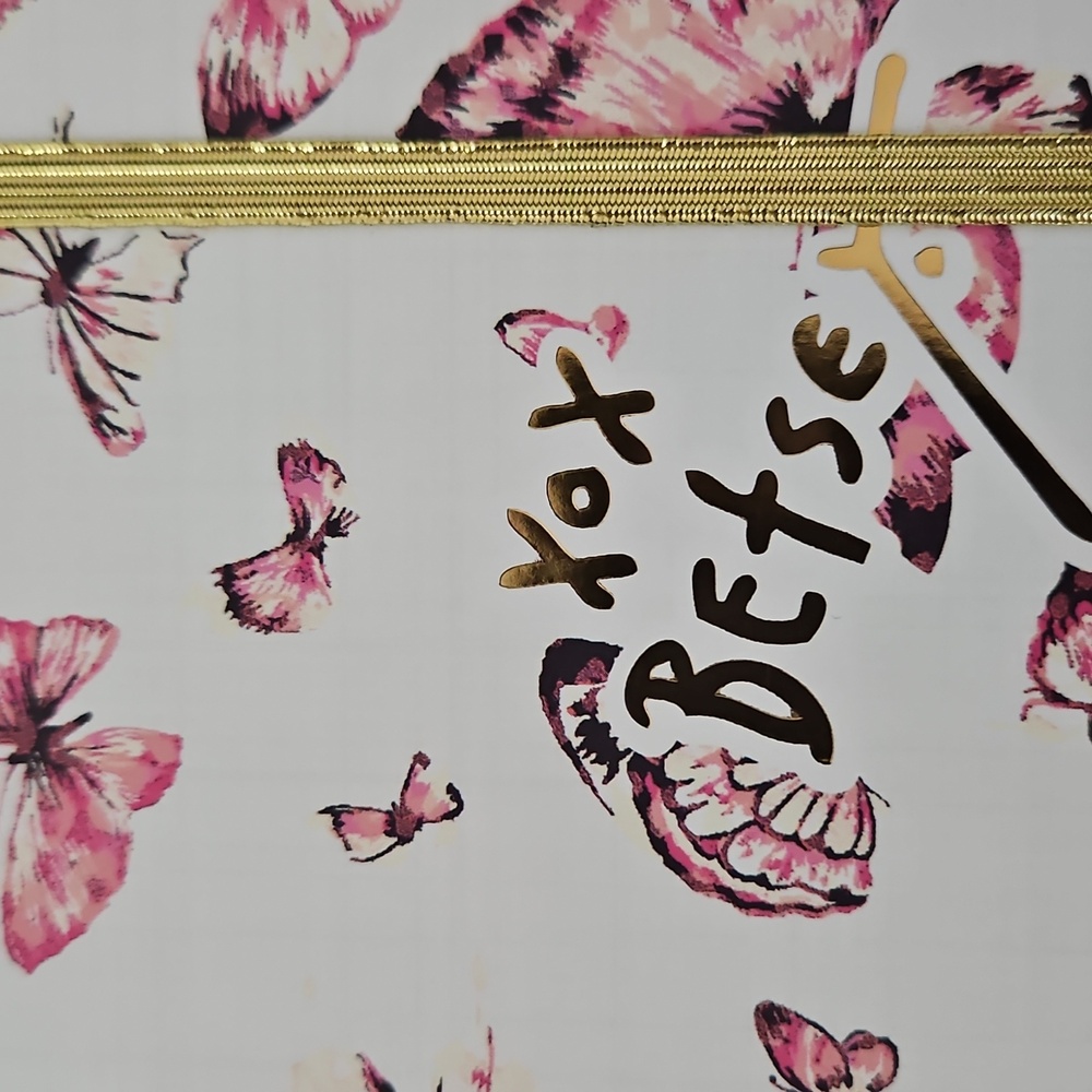 Betsey Johnson NWT Pink Butterfly Journal - Picture 2 of 4